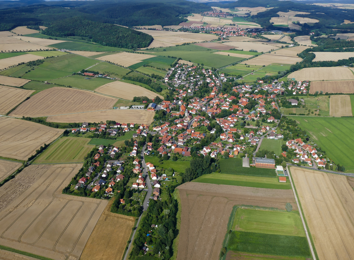 Diemarden Luftbild von Westen